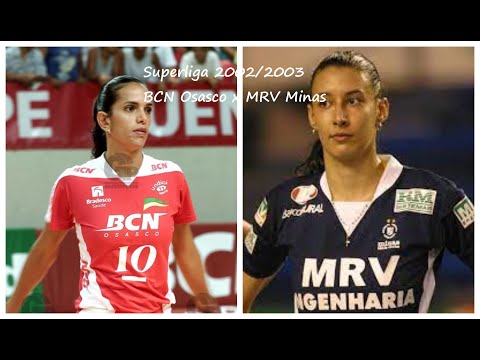 Superliga 2002/2003 - BCN Osasco x MRV Minas - 2º jogo das finais - Vôlei Feminino