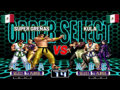 KOF 2002 - SUPER GREÑAS vs KULA ⭐ Poderoso Daimon Mexicano desafía a Top Kula