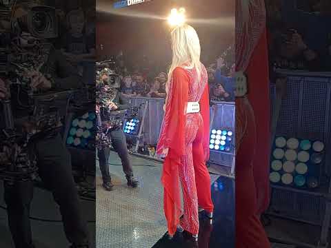 Charlotte Flair entrance WWE Smackdown up close 03/24/23