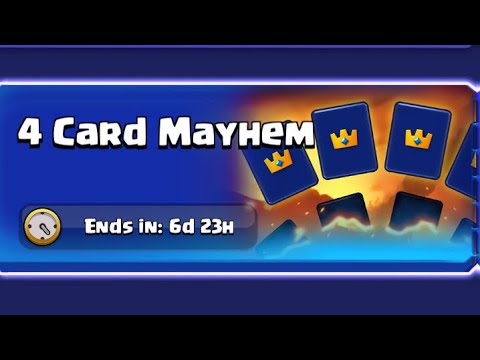 BEST DECK TO BEAT 4 CARD MAYHEM CHALLENGE IN CLASH ROYALE