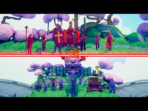 DYNASTY TEAM vs ANCIENT TEAM - Totally Accurate Battle Simulator | TABS