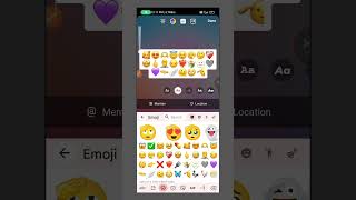 ios emoji on android Instagram without any app 😍 iPhone emoji on instagram story 👍 #instagramtips