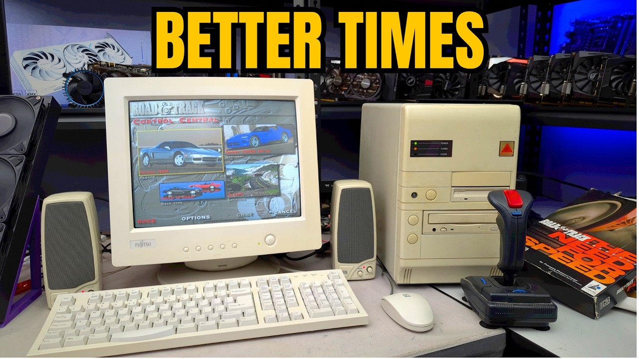 PC Prices Got Stupid… So I Tried Gaming Like It Was 1996 - YouTube