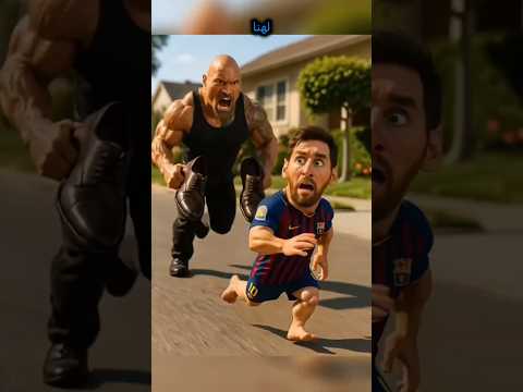 ميسي خرب الحذاء… والأب قلب عليه الدنيا! 😂#ميسي #رونالدو ##قصة_كرتونية #فكاهة #ضحك #football