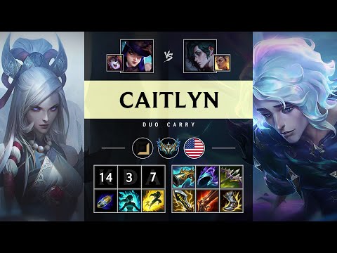 Caitlyn ADC vs Hwei: Triple Kill, Godlike - NA Challenger Patch 14.18
