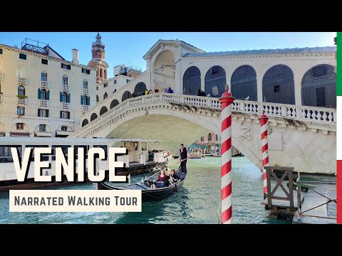 VENICE 🇮🇹 (Part 1) | 4K Narrated Walking Tour | Let's Walk 2023