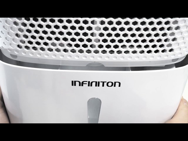 Desumidificador portatil Infiniton DHM-10L 10L/dia 1.8L video