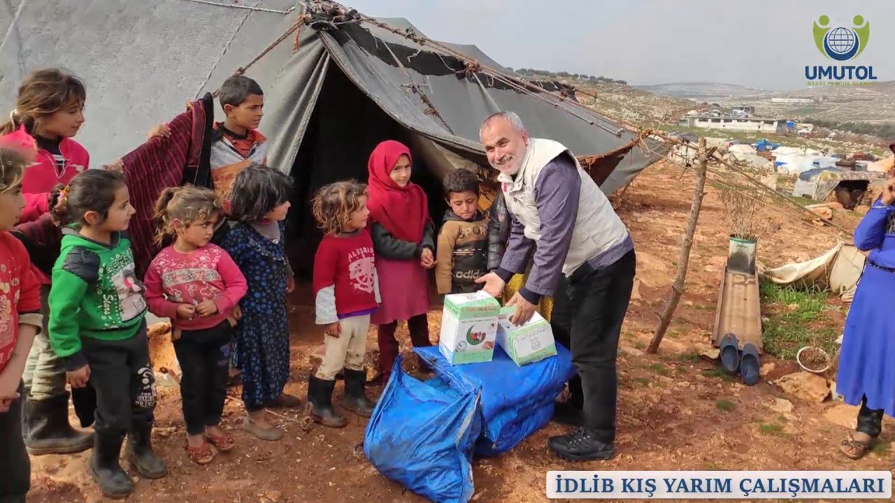 Suriye İdlib Çadırkent Bölgesi Yardım Çalışmaları.