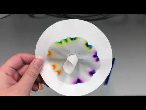 Was ist eigentlich... Chromatographie? (Analyse von Filzstift-Farben mit Filterpapier & Wasser)