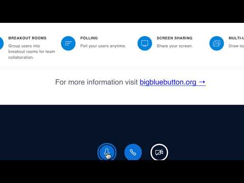 Overview of BigBlueButton 2.2 for viewers