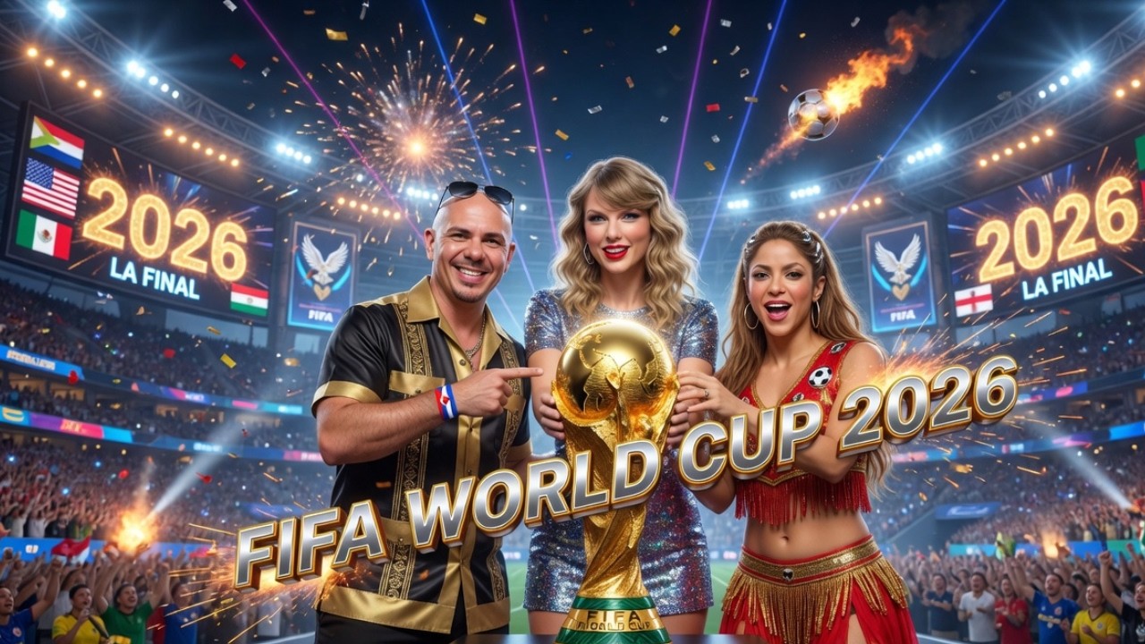FIFA World Cup 2026 – Waka Waka | Shakira, Taylor Swift & Pitbull (AI Worldwide Anthem 2026)