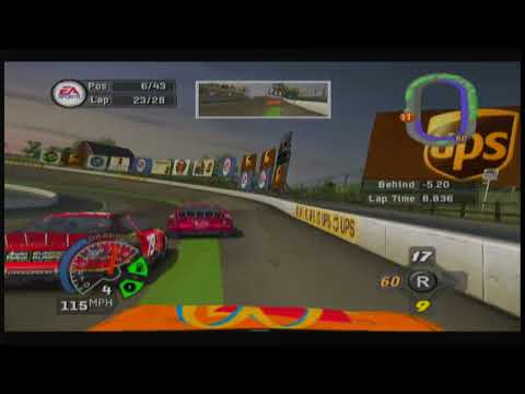6. NASCAR '06. XBOX Original in 2025. NNS at Ups track. Mc Donald's