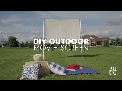DIY Outdoor Movie Screen | Basics | Better Homes & Gardens