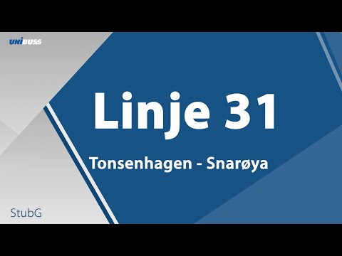 Linje 31 Tonsenhagen - Snarøya