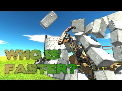 Carnivores vs Herbivores Obstacles RACE - Animal Revolt Battle Simulator