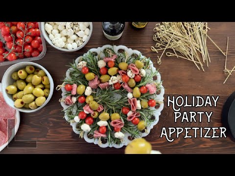 Festive Antipasto Wreath Tutorial - Perfect for Fiber Craft Gatherings!