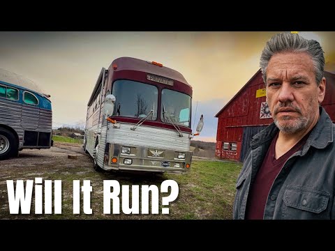 Will It Start & Drive?  Abandoned By A Barn Bus Rescue 