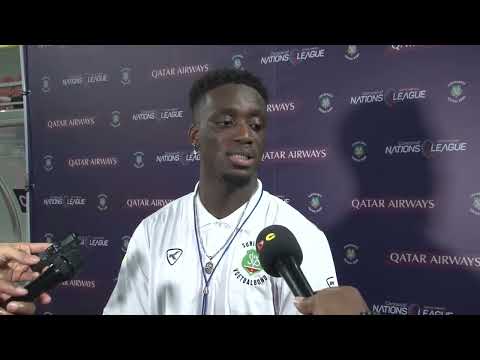 Myenty Abena en Damiklo Dankerlui geven aan waar Natio nu staat.