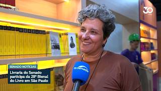 Livraria do Senado participa da Bienal do Livro de São Paulo