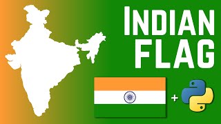 India flag using python turtle |  ChatGpt draws indian flag?   #india