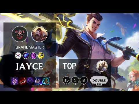 Jayce Top vs Kayle - KR Grandmaster Patch 10.15