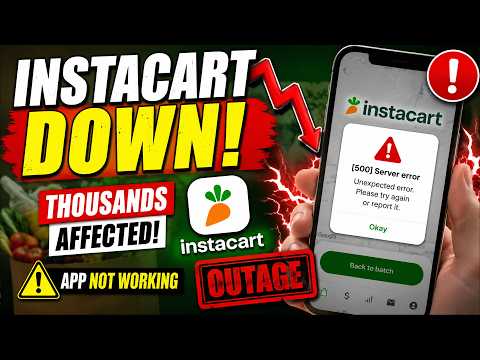 Instacart Down Detector