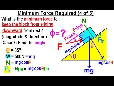 Physics Mechanics The Inclined Plane 1 of 2 Frictionless