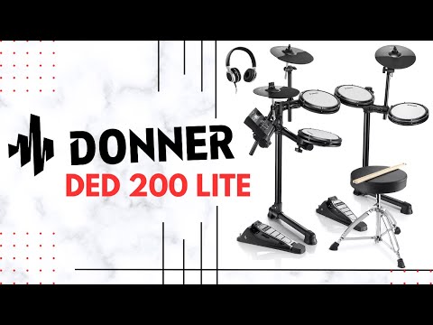 🥁 Donner DED-200 Lite Electric Drum Set With Headphones 🥁 Donner DED-200 Lite Electric Drum Set With Headphones