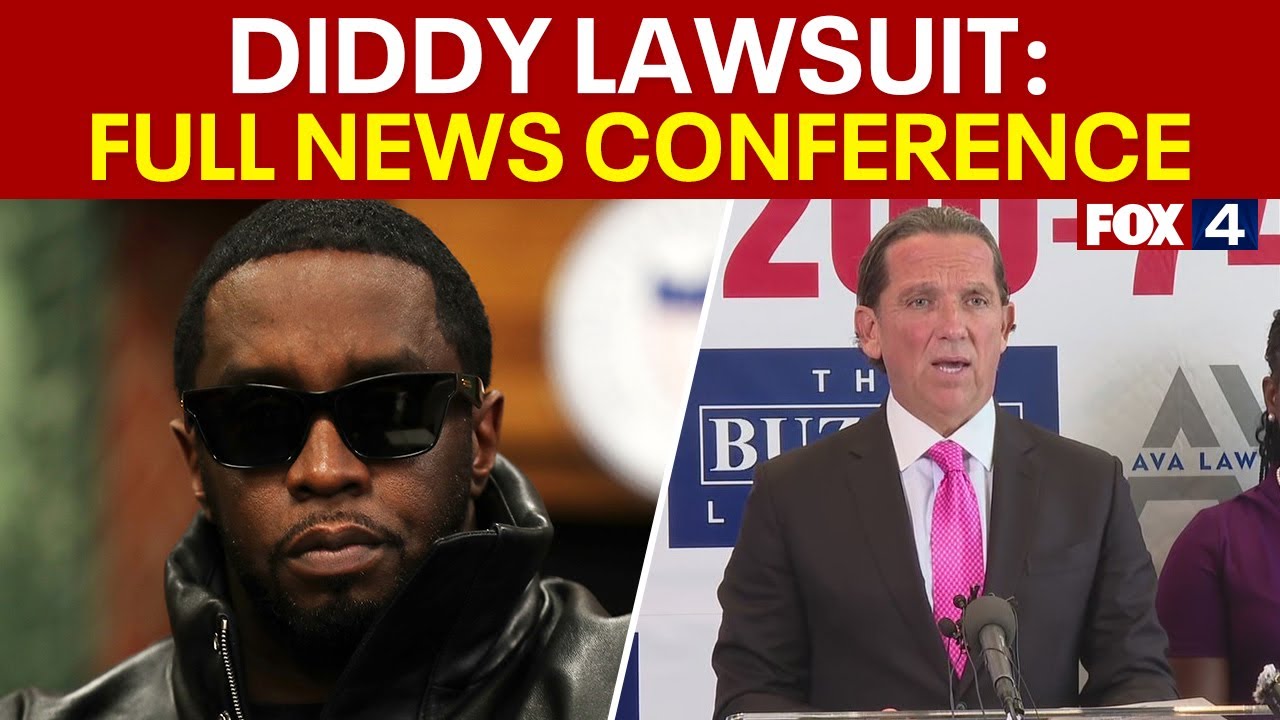Diddy lawsuit: 100 alleged victims file suit | FULL NEWS CONFERENCE
