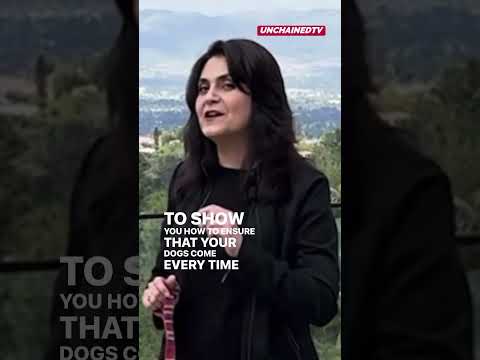 Pawsitive Manners' Maryam Kamali - How to get your #dog to COME! #dogtraining unchained.tv