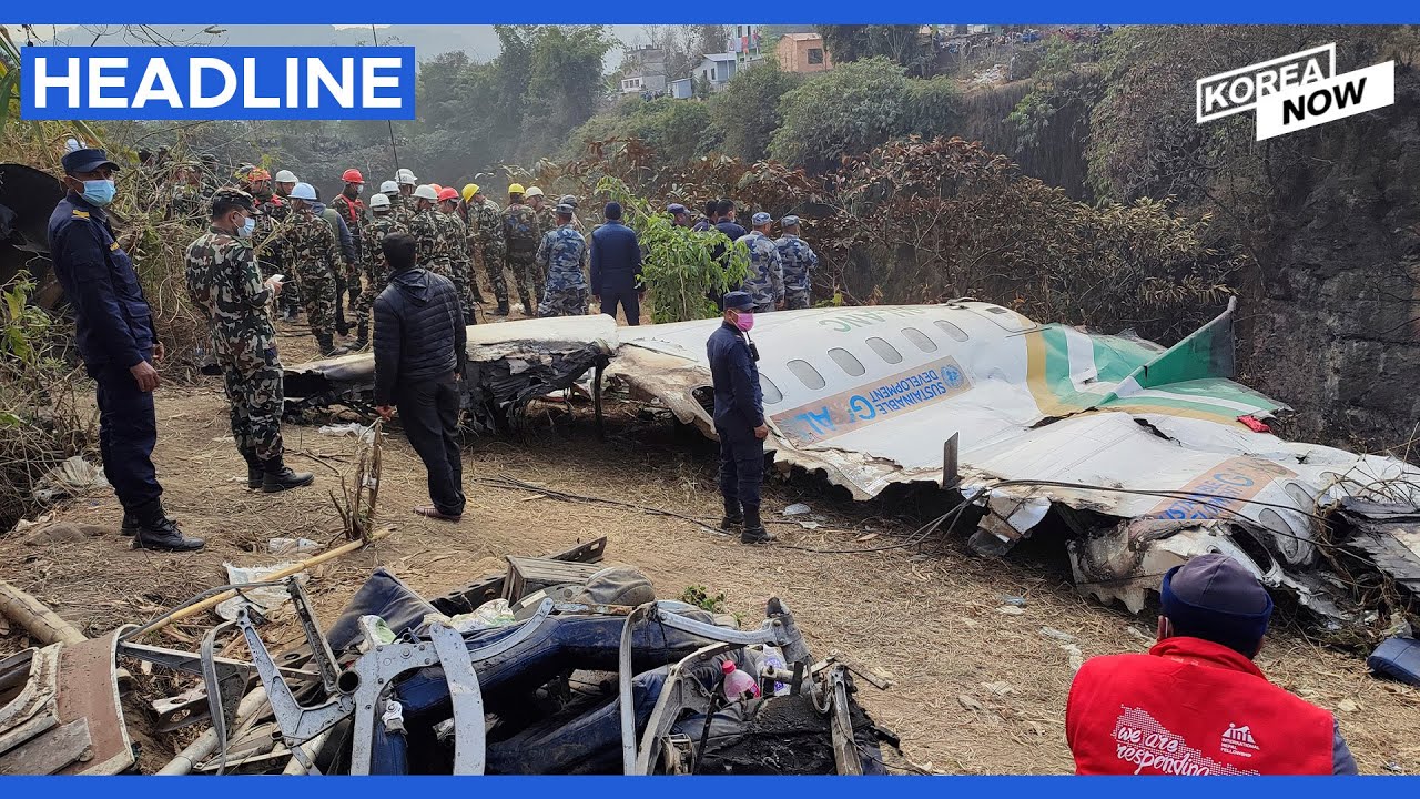 Two bodies believed to be Korean victims of Nepal plane crash placed at local hospital