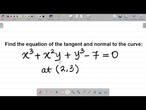 Equatiom  of Tangent and Normal to a Curve : Application of Differentiatio. #excellenceacademy