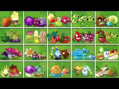 BEST Random 20 Team 3 Plants - Which Team Plant Will Win? - PvZ 2 Team Plant vs Team Plant
