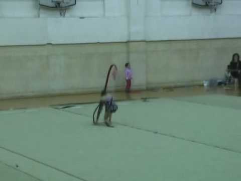 Yasmine Rostom Rhythmic Gymnastics 2007 Egyptian Nationals Junior ribbon