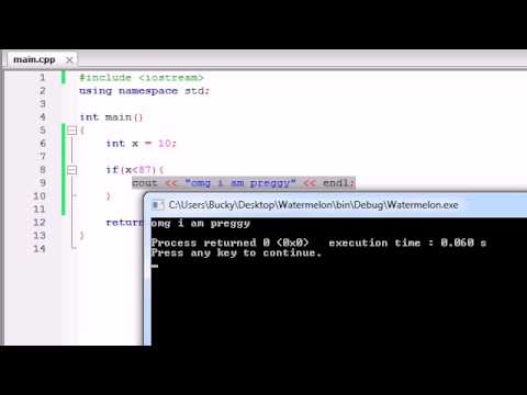 Buckys C Programming Tutorials 16 if Statement again
