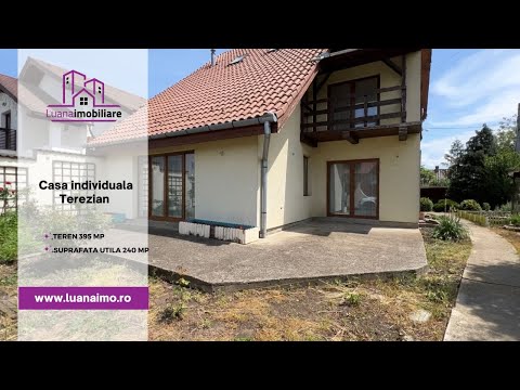 Casa Individuala De Vanzare In Sibiu | Terezian | Teren 395 Mp | Pivnita