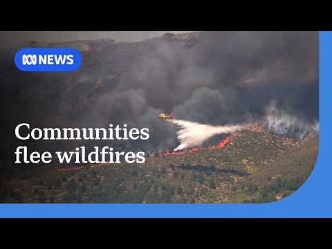 Tens of thousands flee out-of-control wildfires in southern ...