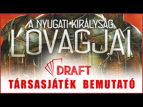 A Nyugati Királyság Lovagjai társasjáték bemutató - :: DRAFT :: Társasjáték vlog