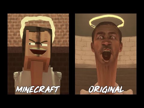 Gdog's Atelier - Skibidi toilet (All Episode) Minecraft RTX vs ORIGINAL