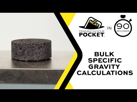 Bulk Specific Gravity Calculations video thumbnail