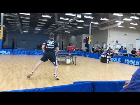 2019 JOOLA Triangle Southeastern Open - Final - Slow Mo - Levinski (2500) vs Onaolapo (2562)
