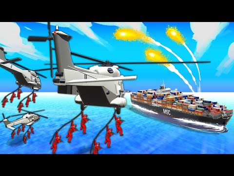 Helicopter Attack On Secret Boss Aircraft Carrier