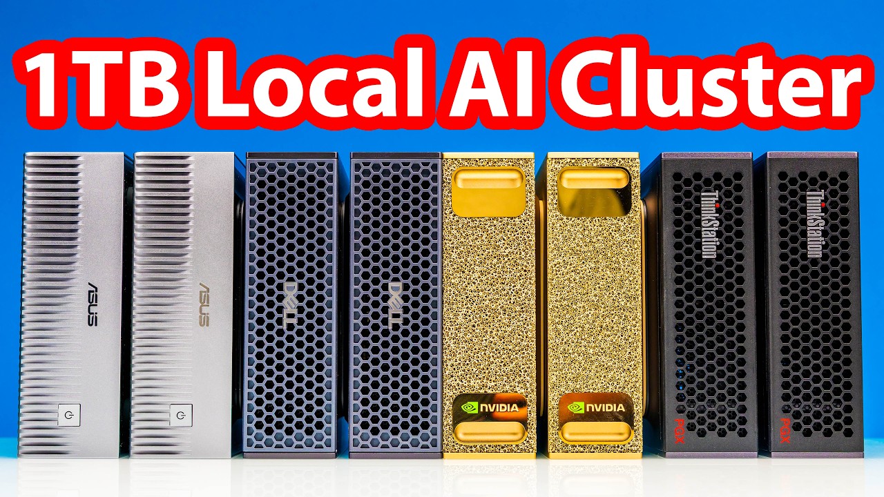 I built an 8x NVIDIA GB10 cluster for massive Local AI