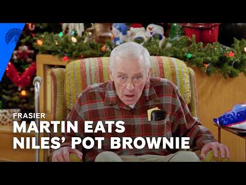 Frasier | Martin Eats Niles' Pot Brownie (S11, E11) | Paramount+