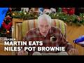 Frasier Martin Eats Niles Pot Brownie S11 E11 Paramount