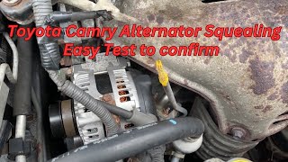 Toyota Camry Alternator Squealing