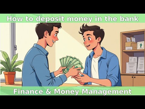 🔰 How to Deposit Money in the Bank – Beginner (A1-A2)