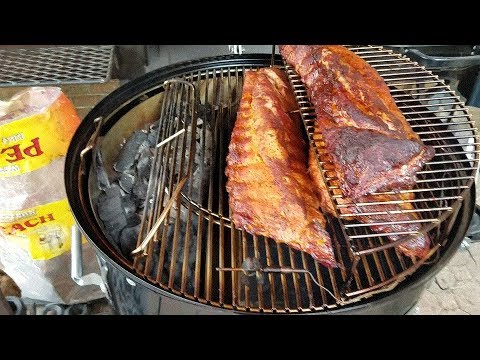 WSM Ribs Kettle Setup SlowNSear