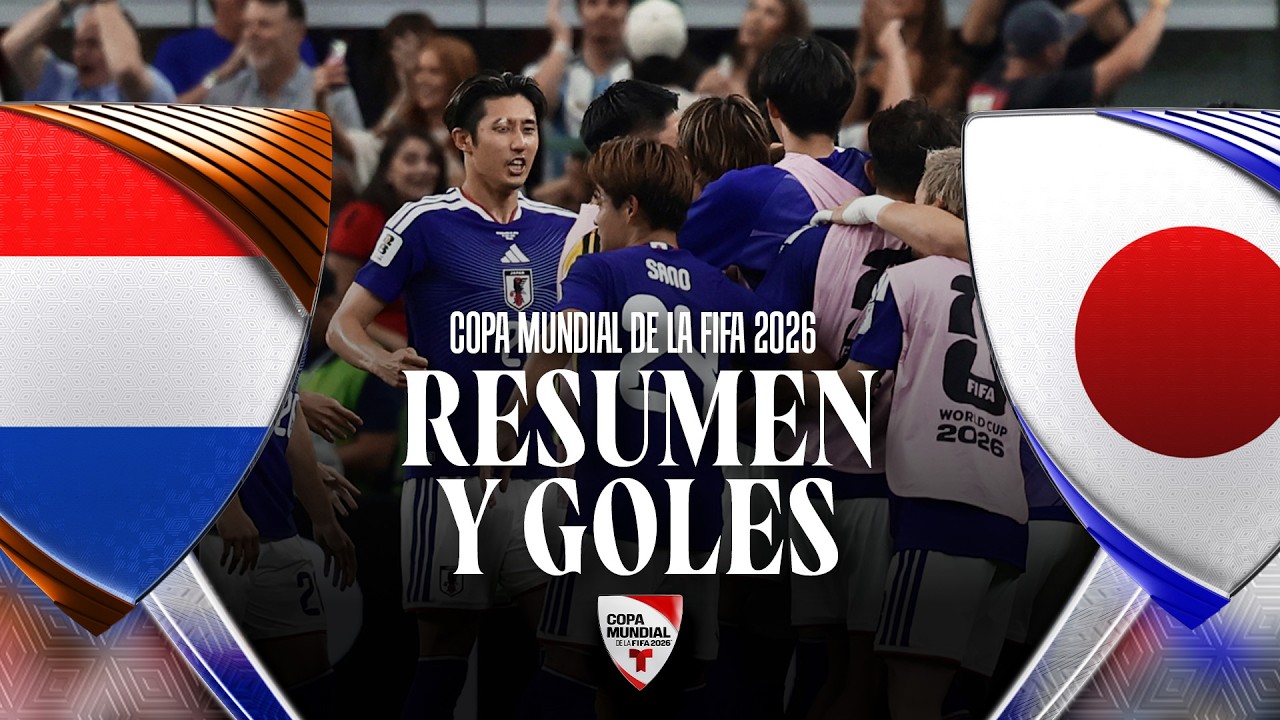 Resumen Países Bajos vs Japón