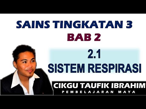 Sains Tingkatan 3 KSSM I Bab 2 Respirasi I 2.1 Sistem Respirasi